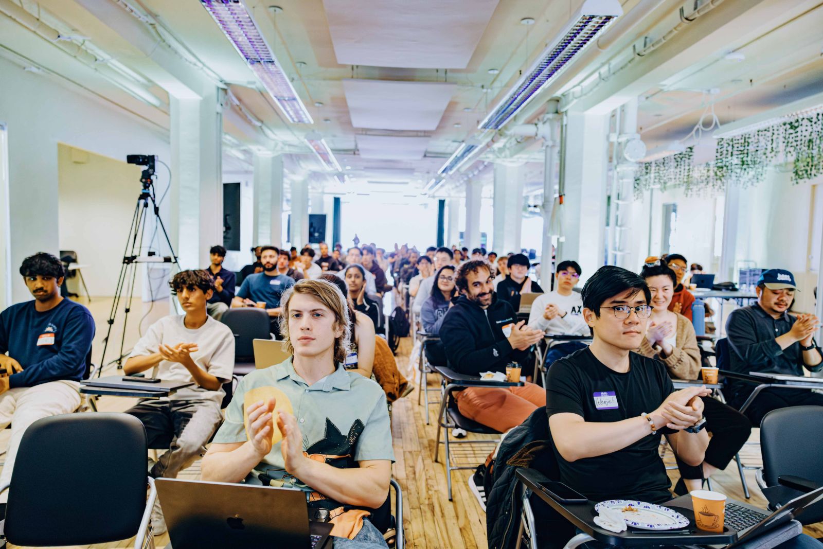 San Francisco Bay Area event photographer documenting startup team collaboration