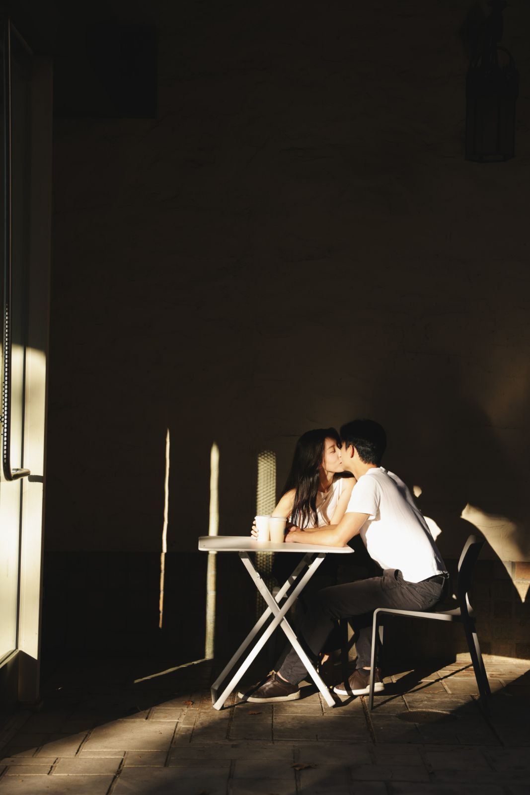 Best couple photographer in San Francisco for cinematic urban engagement sessions