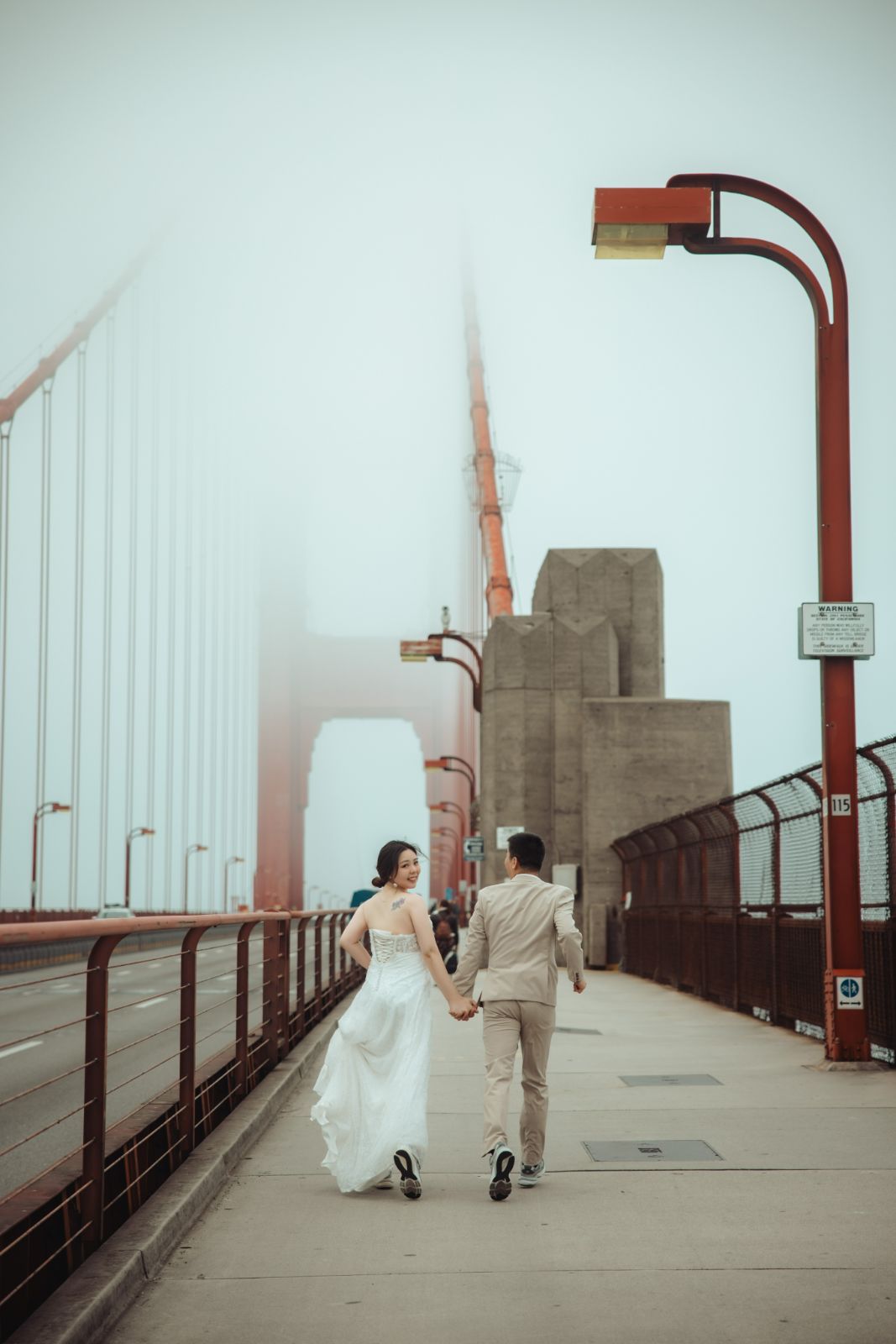 San Francisco engagement photography with cinematic style capturing genuine love indoors
