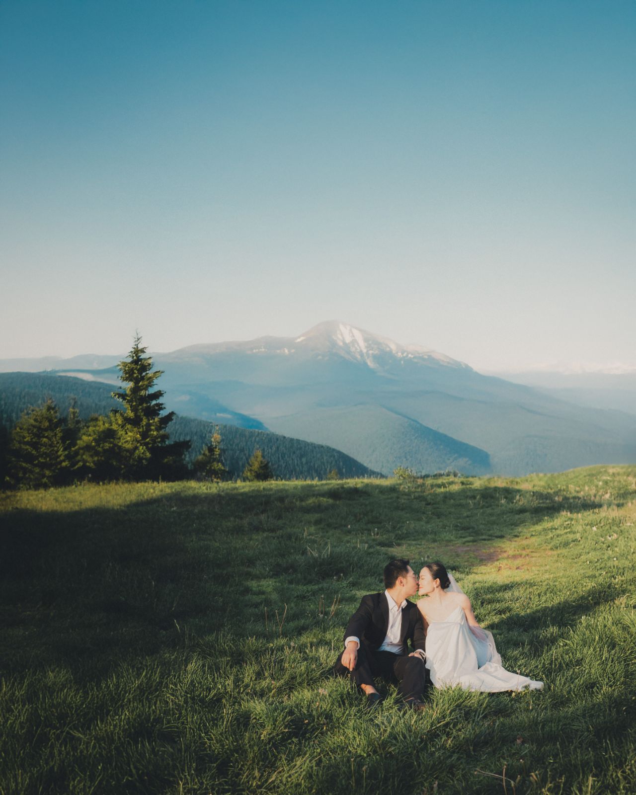 Bay Area wedding photographer for cinematic minimalist engagement photography indoors