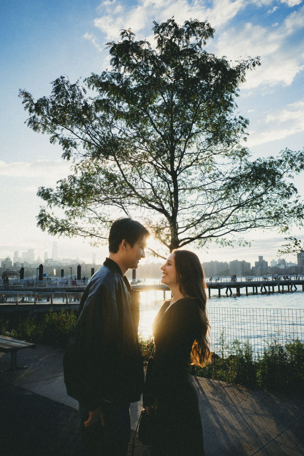 San Francisco engagement photographer specializing in cinematic genuine couple portraits